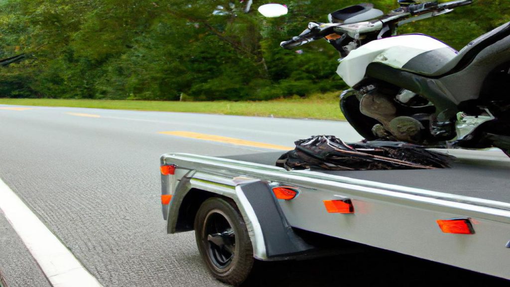 Jak przewozić motor na przyczepie?